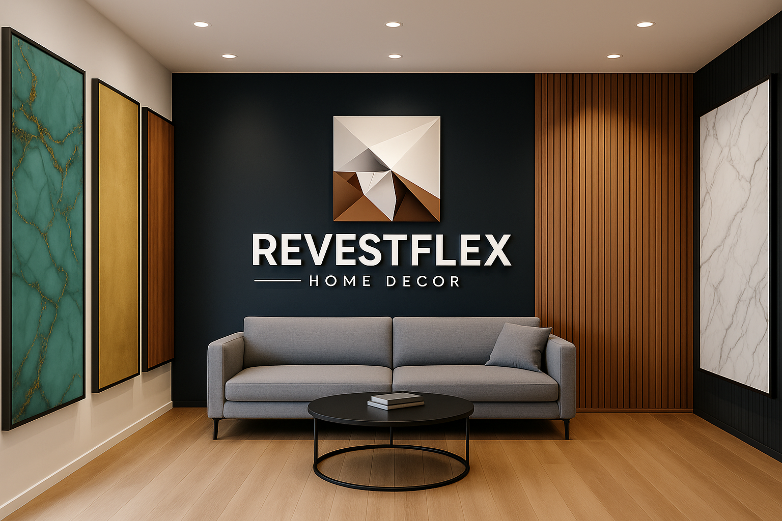 Placa aplicada em ambiente